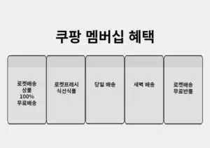 쿠팡 와우 멤버십 혜택 9가지, 가격, 할인카드 총정리