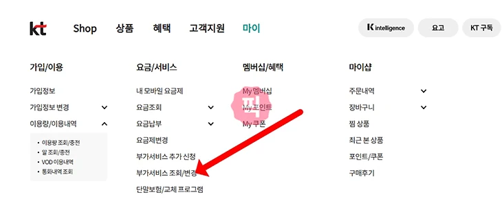 KT 컬러링 해지 하기, 간단하게 없애는 방법