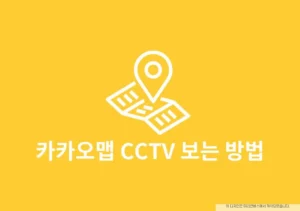 카카오맵 CCTV 보는 방법, 실시간 교통상황 확인하기