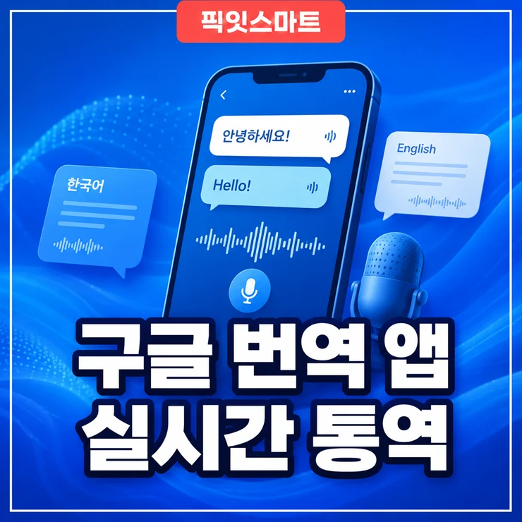 구글 번역 앱 실시간 통역 사용법, AI 동시통역 직접 써봤습니다