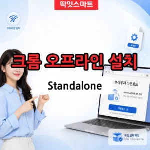 크롬 오프라인 설치 방법, Standalone 설치파일 다운로드 정리