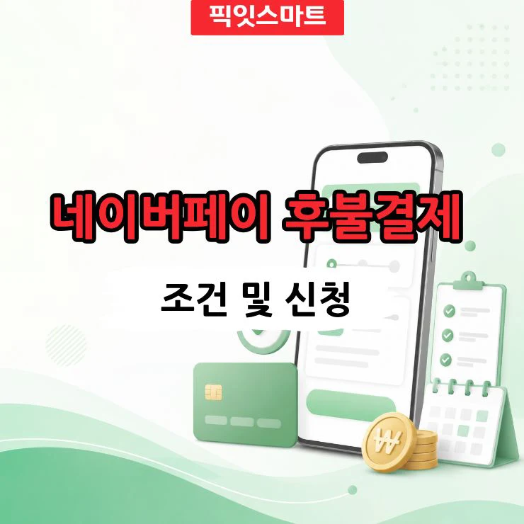 네이버페이 후불결제 조건부터 직접 신청 방법까지 한 번에 정리