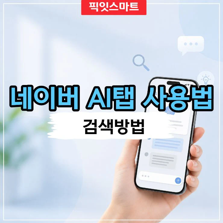 네이버 AI탭 사용법 검색방법과 질문 활용 팁 정리