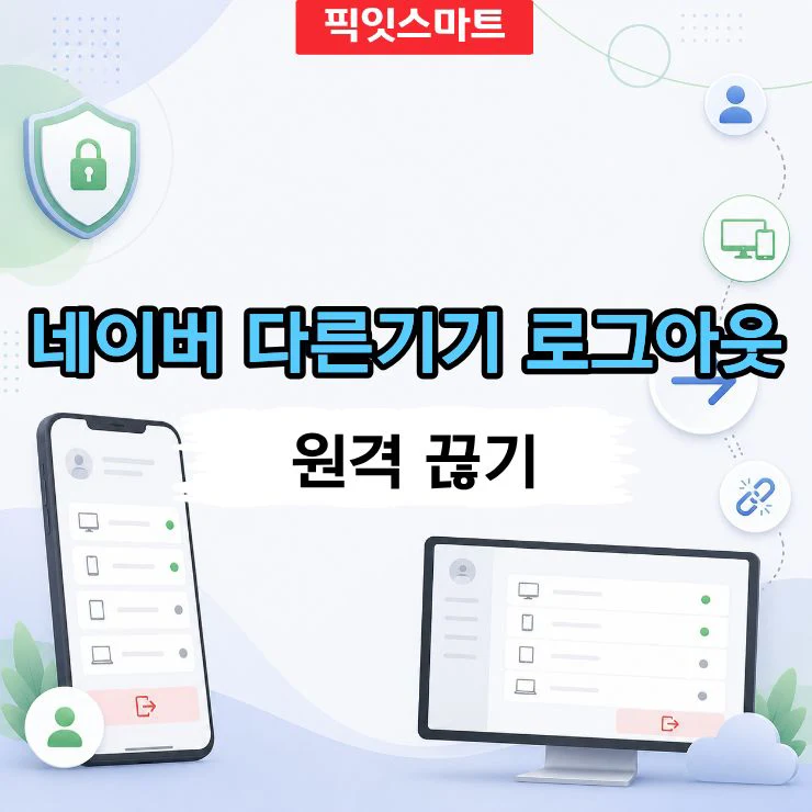 네이버 다른기기 로그아웃 방법, 원격 로그아웃으로 접속 끊기