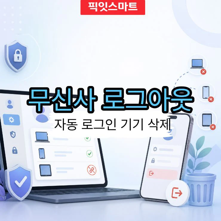 무신사 로그아웃 방법 안 쓰는 자동 로그인 기기 삭제까지 정리
