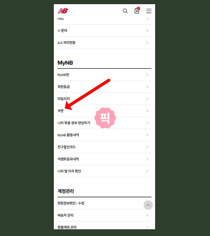 뉴발란스 생일쿠폰 받는 법, 발급일과 오프라인 사용 정리
