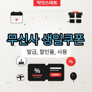 무신사 생일쿠폰 언제 발급될까 할인율과 사용법 정리