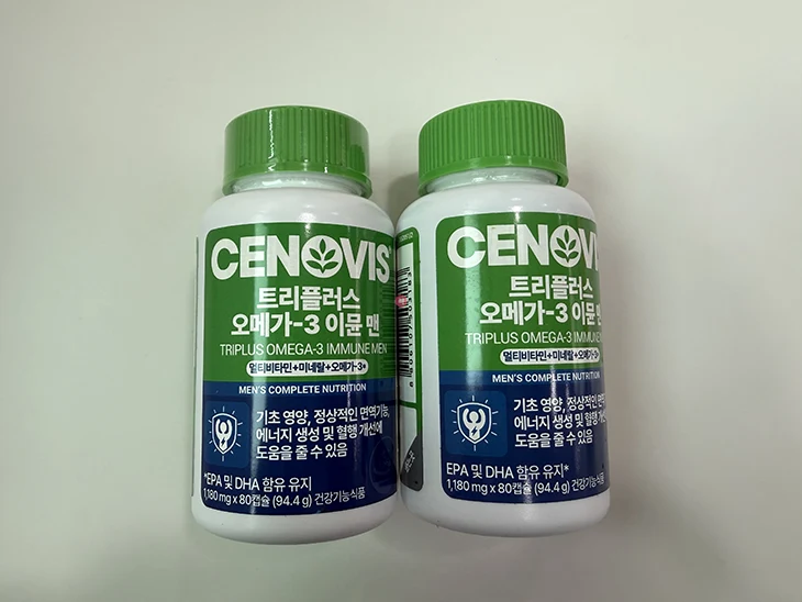 세노비스 트리플러스 오메가3 이뮨 맨 멀티비타민 후기, 성분과 특징