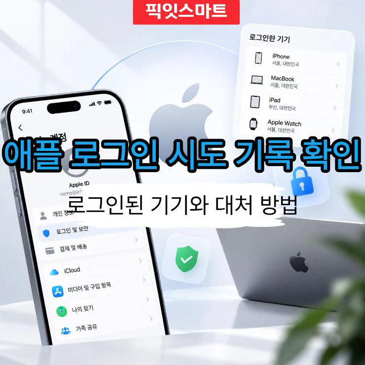 애플 로그인 시도 기록 확인 가능할까 로그인된 기기와 대처 방법